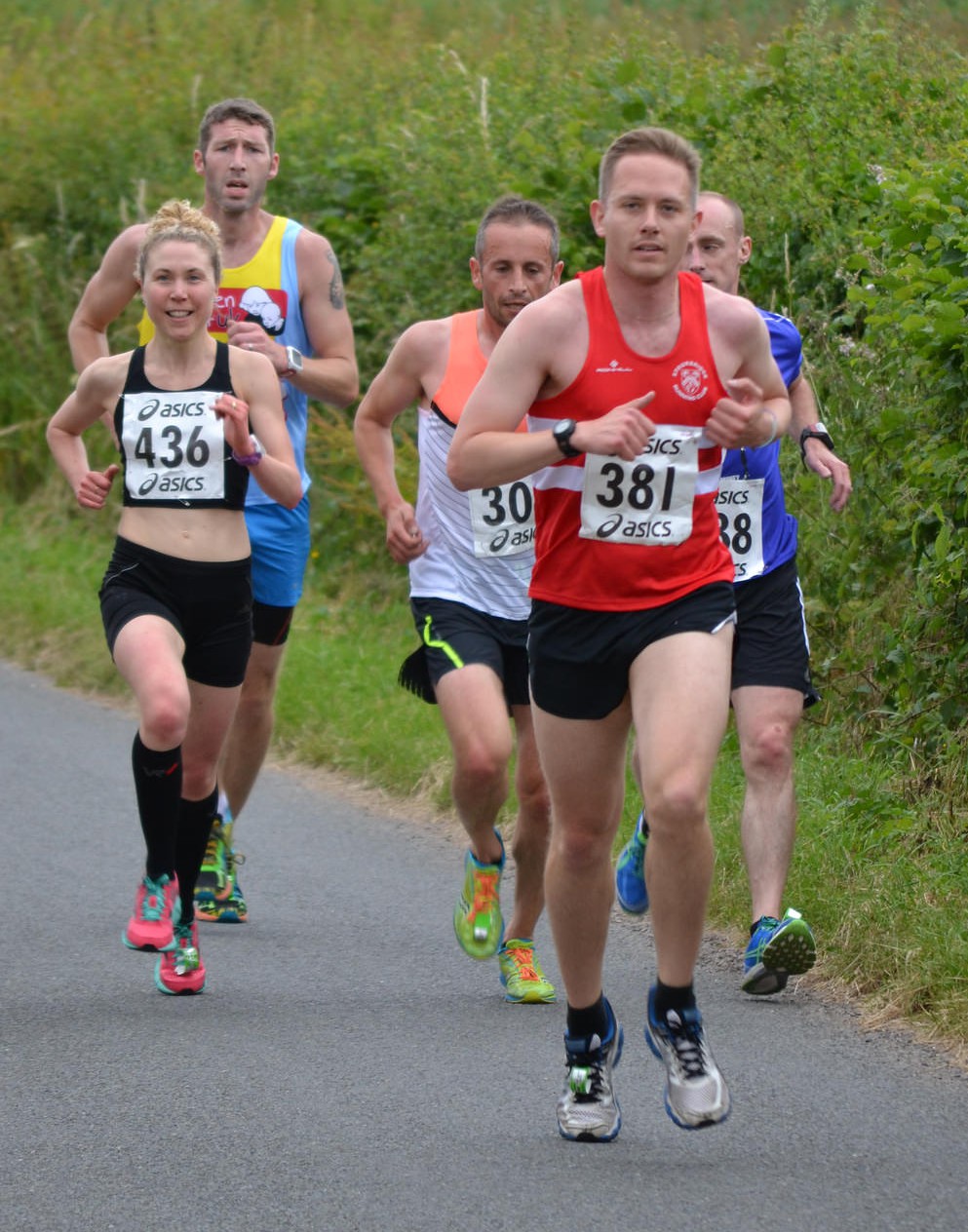 First female athlete was Sian Khan (436) of Birchfield Harriers in 38'26"